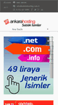 Mobile Screenshot of ankarahosting.net
